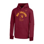 USC Trojans Nike Youth Girls Cardinal Fleece Pullover Hoodie